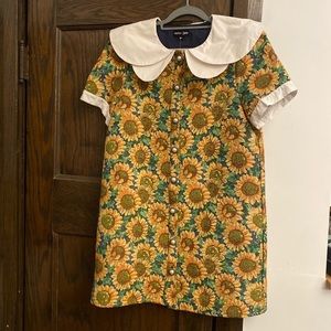 Sister Jane Warm Seas tweed sunflower dress!